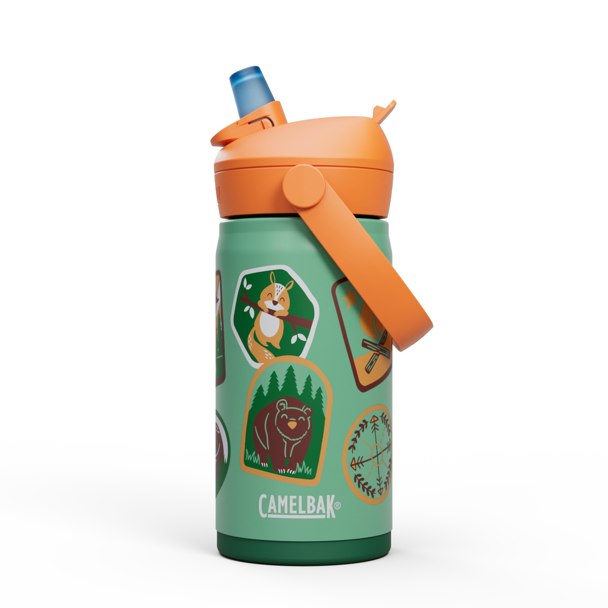 thrivetm-flip-straw-kids-12oz-bottle-insulated-stainless-steel-r9 nswfkxg1wq