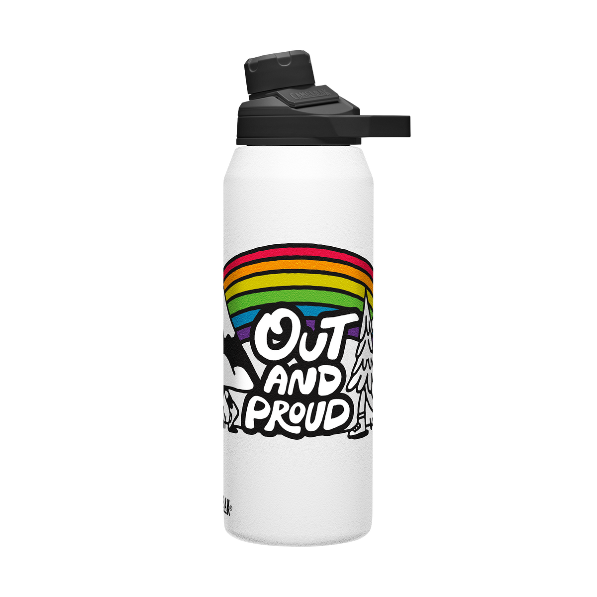 chute-mag-32-oz-water-bottle-insulated-stainless-steel-plus-cleanup-kit-pride-collection-limited-edition-k4 xhvxlhasbo